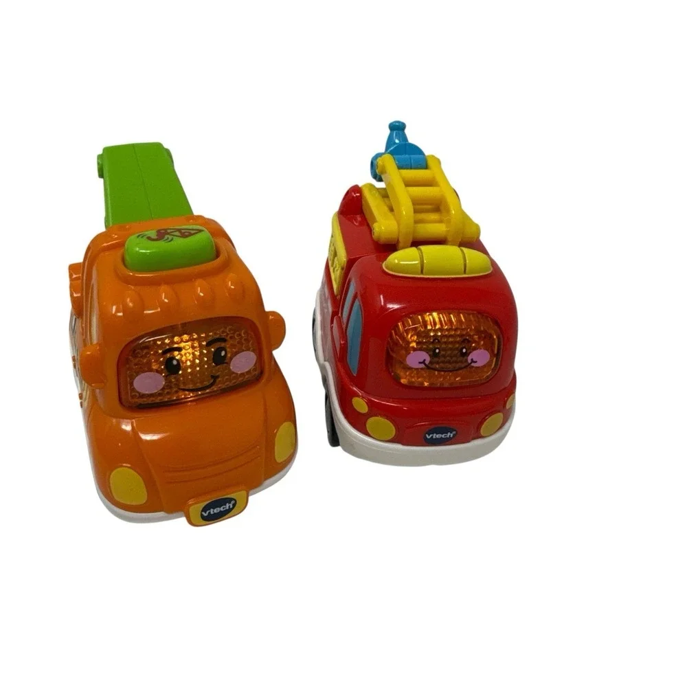 Set Of 6‎ V-Tech Go Go Smart Wheels Cars Race Car Plane Fire Truck Working